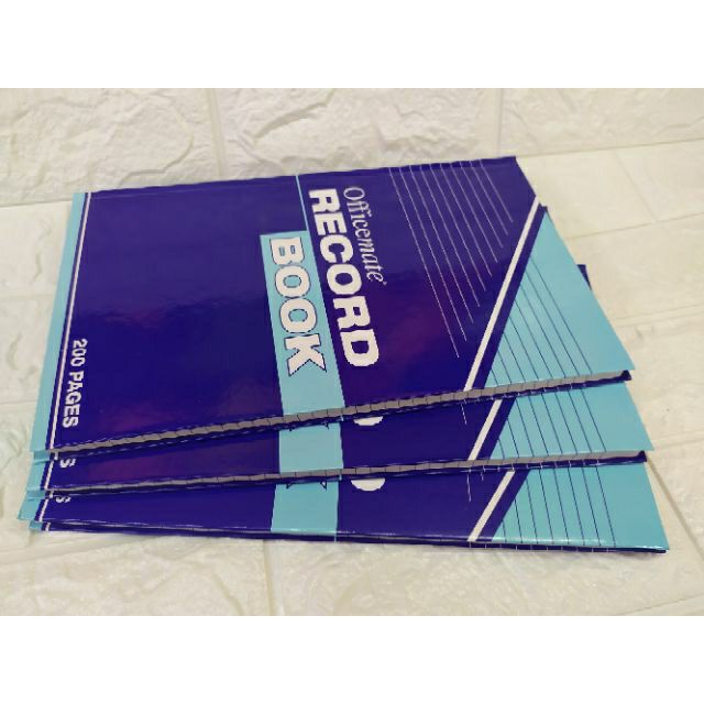RECORD BOOK/LOG BOOK OFFICEMATE (200pages) Shopee Malaysia