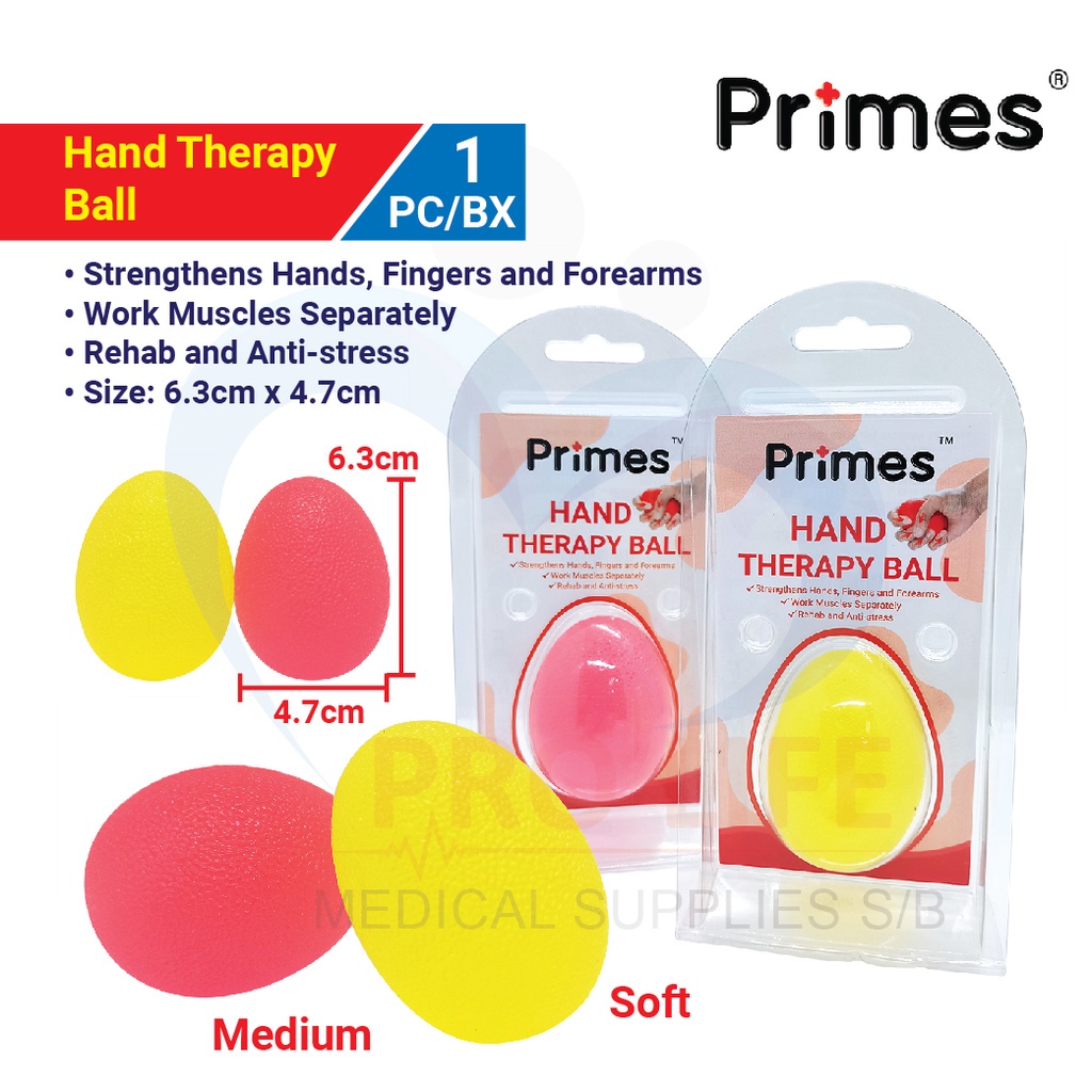 Primes Hand Therapy Ball Soft / Medium Shopee Malaysia