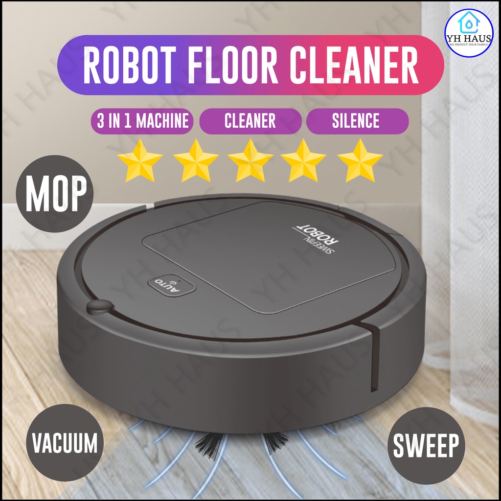 [Ready Stock🇲🇾] SWEEPIN Robot Vacuum Cleaner Carpet Detection High