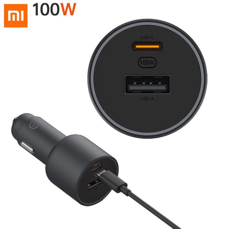 Xiaomi Car Charger Fast Charging Version 1A1C 100W USBC 100W MAX fast