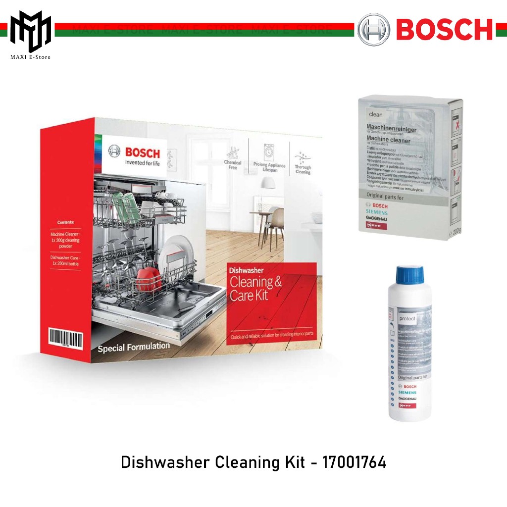 Bosch Dishwasher Cleaning and Care Kit 17001764 Shopee Malaysia