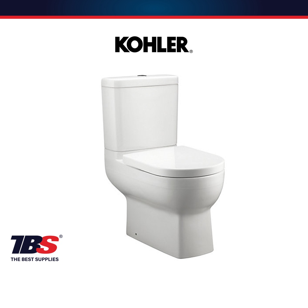 KOHLER Washdown Toilet Odeon Up 3/4.5L Dual Flush Two Piece Toilet with