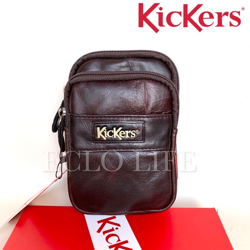 Kickers Pouch Bag Genuine Leather 100 Original [87797 I 87796 I 87795] Shopee Malaysia