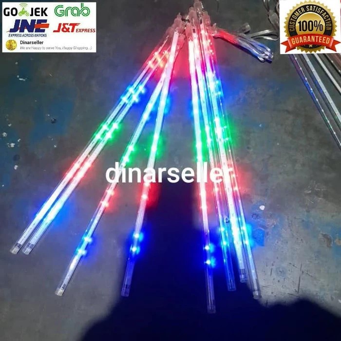50cm 8stem RGB LED METEOR Light (7Flickering MODE) Shopee Malaysia