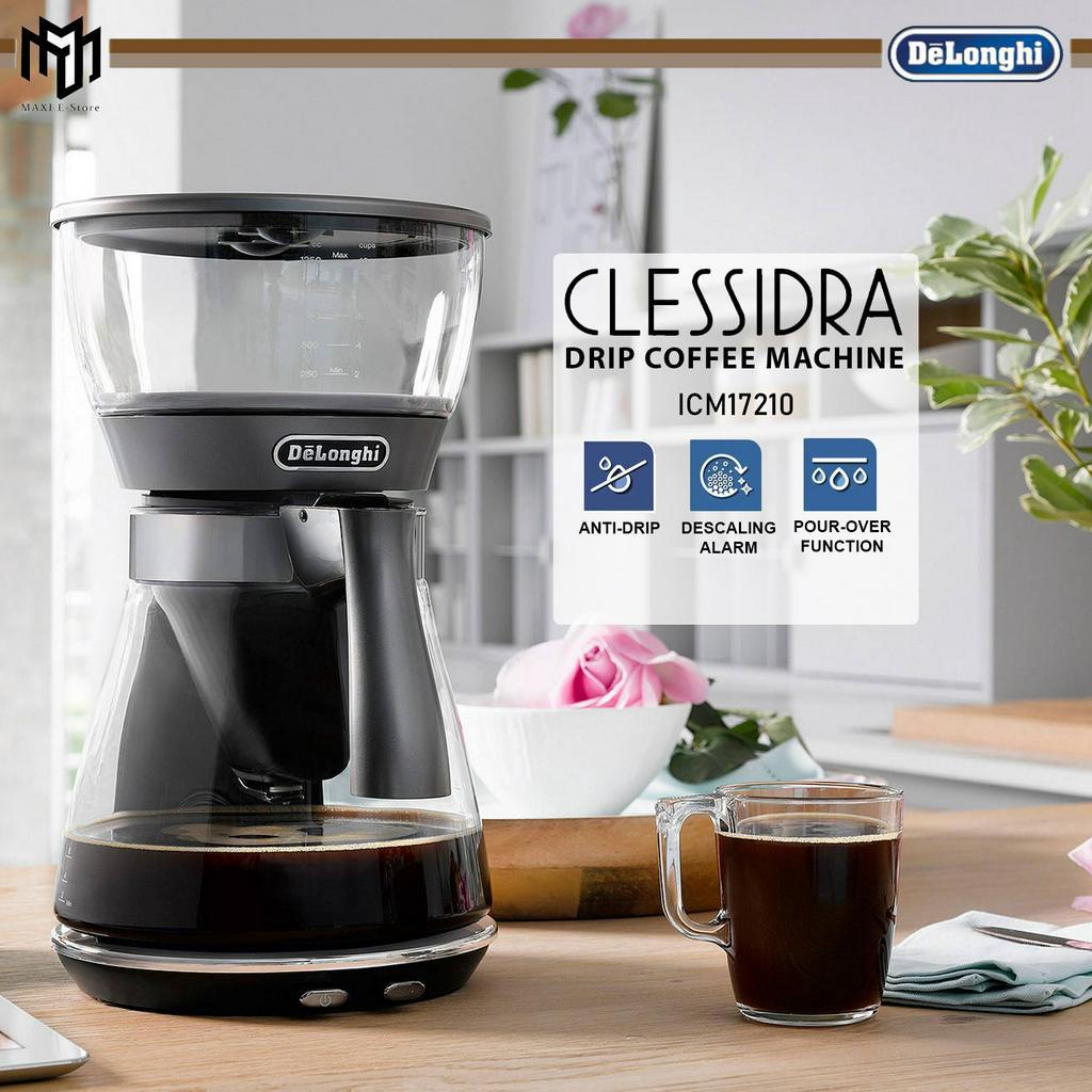 Delonghi Clessidra Drip Coffee Machine Anti Drip ICM17210 Shopee Malaysia