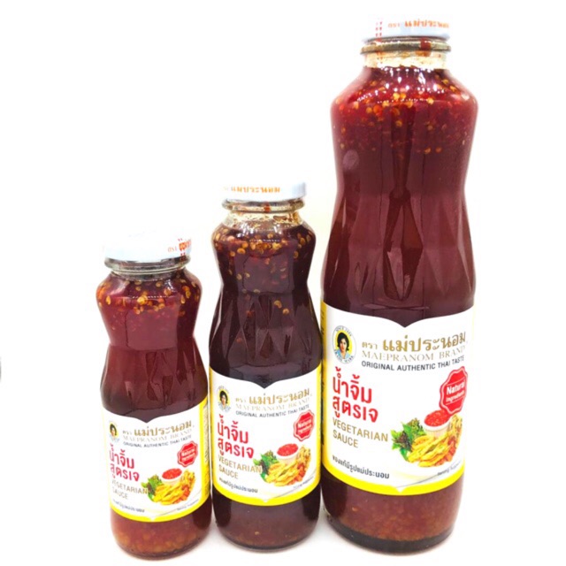 Mae Pranom, Vegetarian Thailand Sweet Chili Sauce (260g / 390g / 980g