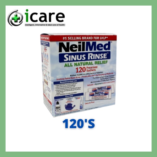 NEILMED SINUS RINSE PREMIXED SACHET 120'S ( EXP DATE 05/2026
