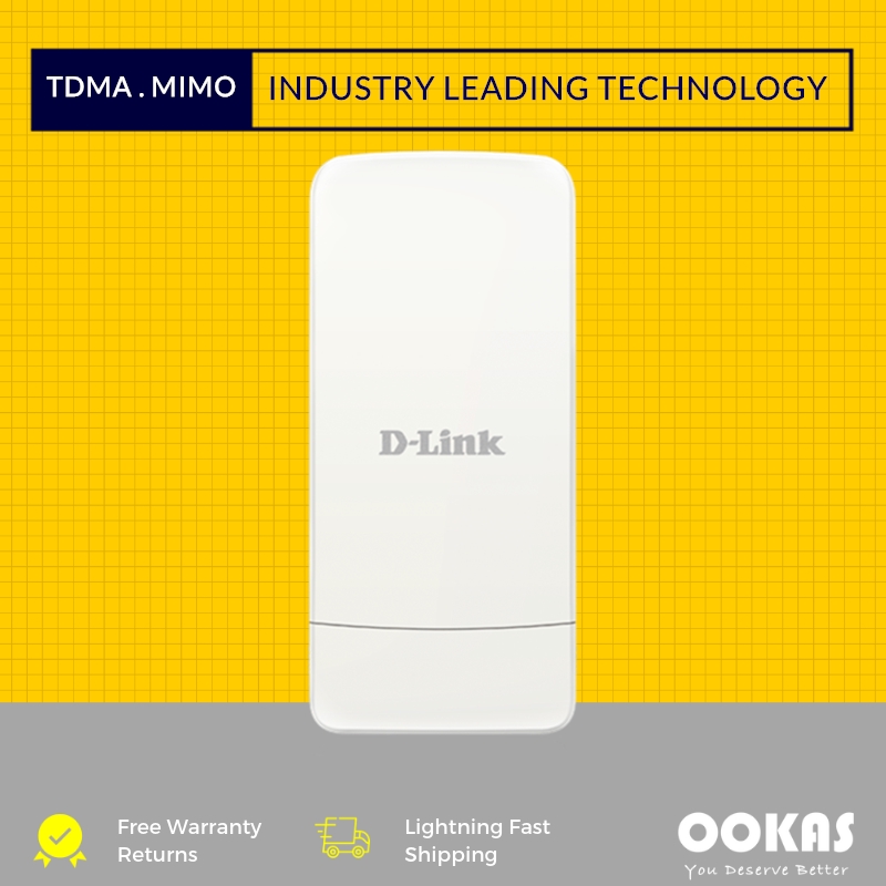 DLink DAP3320 F1 Wireless Mimo PoE IP65 Outdoor Wifi Access Point