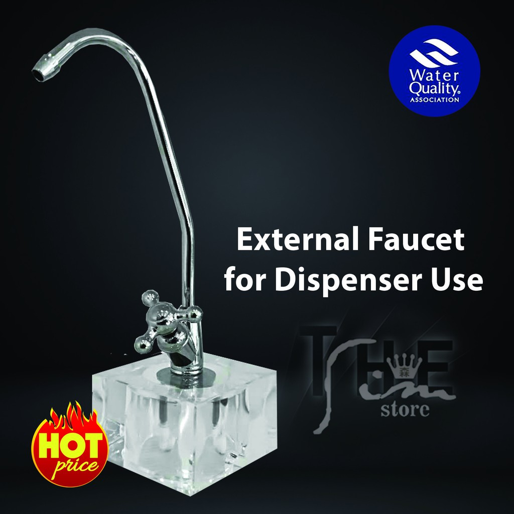 Upgraded Crystal Base External Faucet for Direct Piping Drinking Water