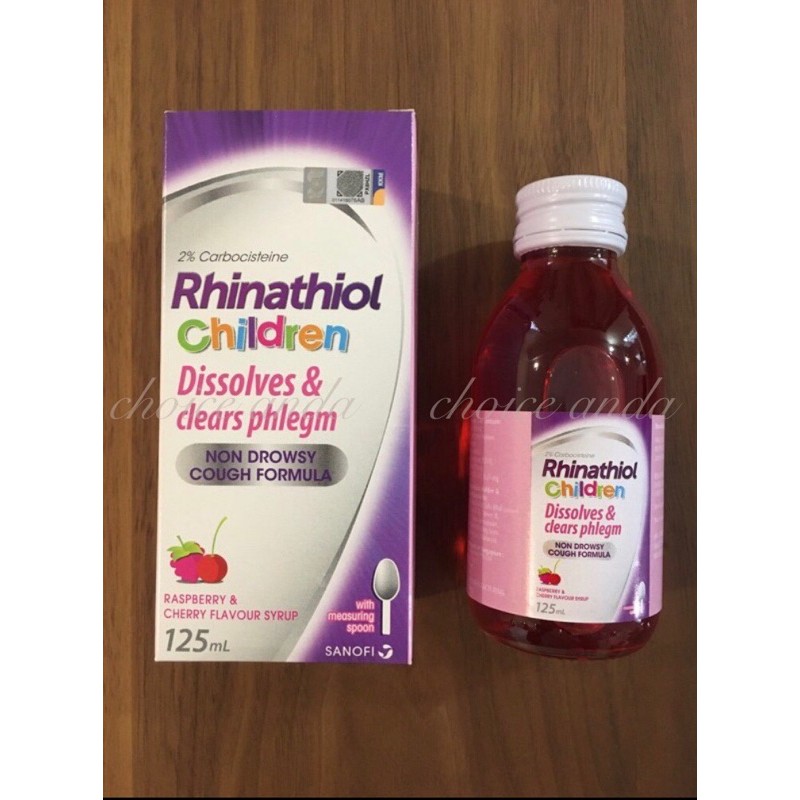 Rhinathiol Children Cough Formula (125ml) Rhinathiol Syrup Shopee
