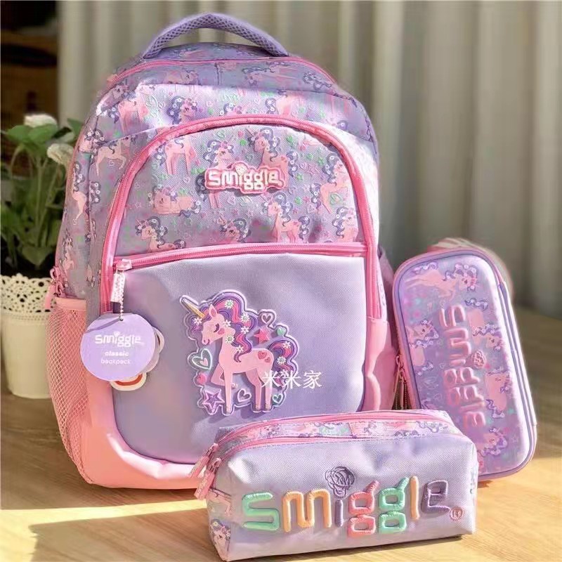 Smiggle School Backpack for Primary Children (Year 1 to 6) Student