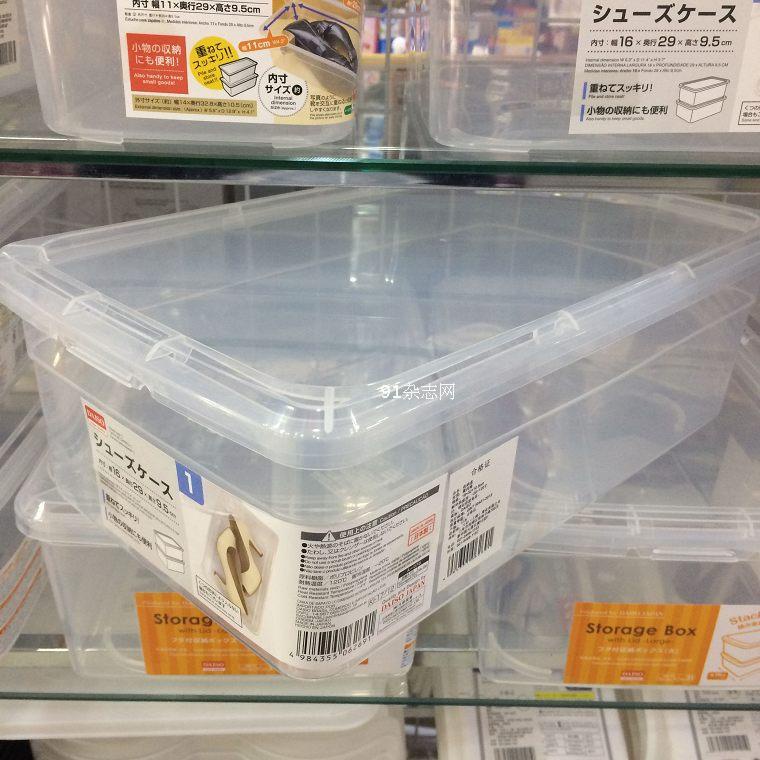 Daiso Shoes Box Storage Box Transparent Restock Shopee Malaysia