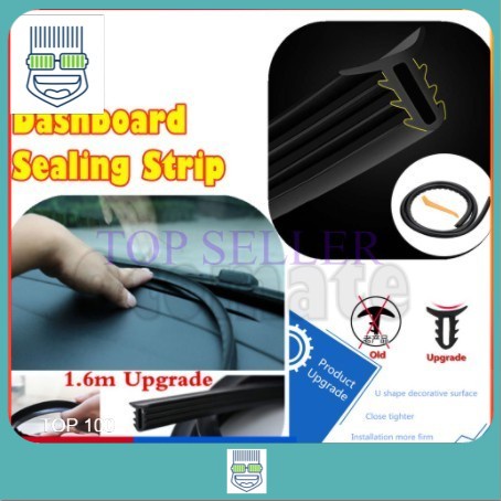 1.6M Car Dashboard Sealing Strip Weatherstrip Rubber Sound Insulation