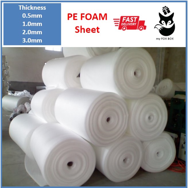 MYFAVORPACKAGING Cheapest High Quality Plain PE Foam Sheet Wrap 1MX0.5M