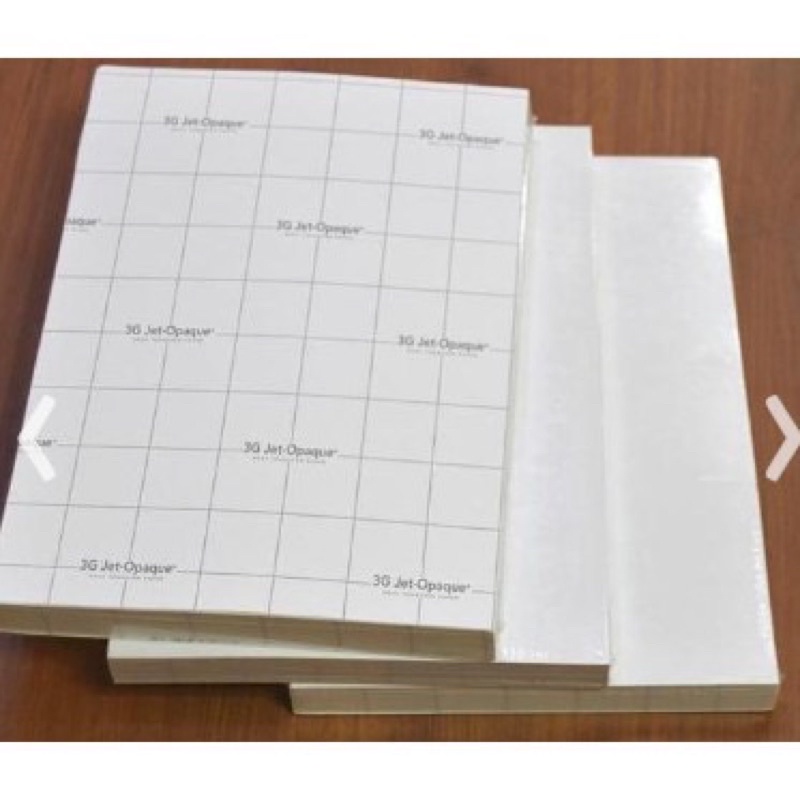 RoseStore Dark Paper Heat Transfer Neenah 3G JetOpaque Heat Transfer Paper A4 (10/20/30 Pcs
