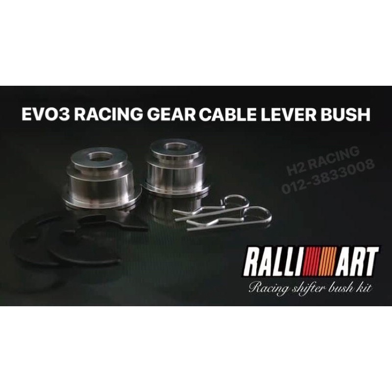 Evo3 FASH SHIFT RACING Gear Lever Cable Bush Set // For Iswara Wira