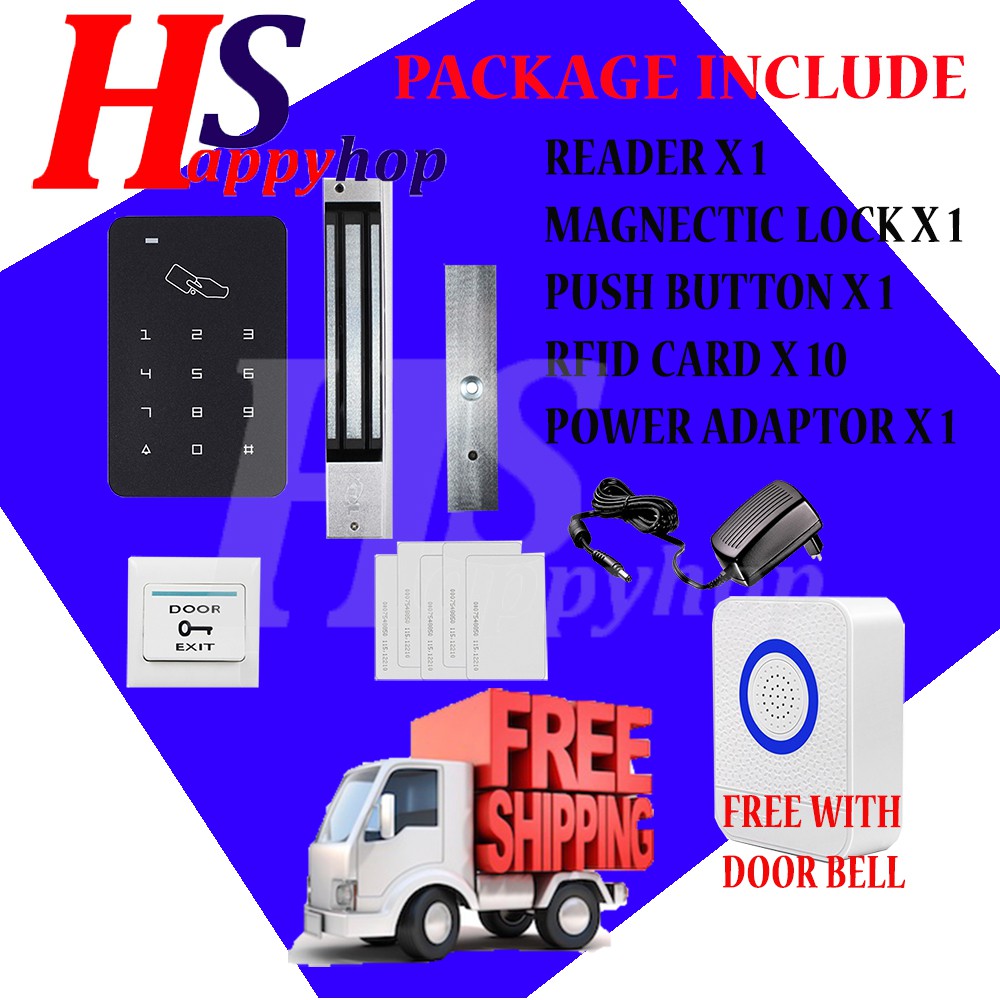 Geomaster GM Security Door Access System RFID Free Door Bell Shopee