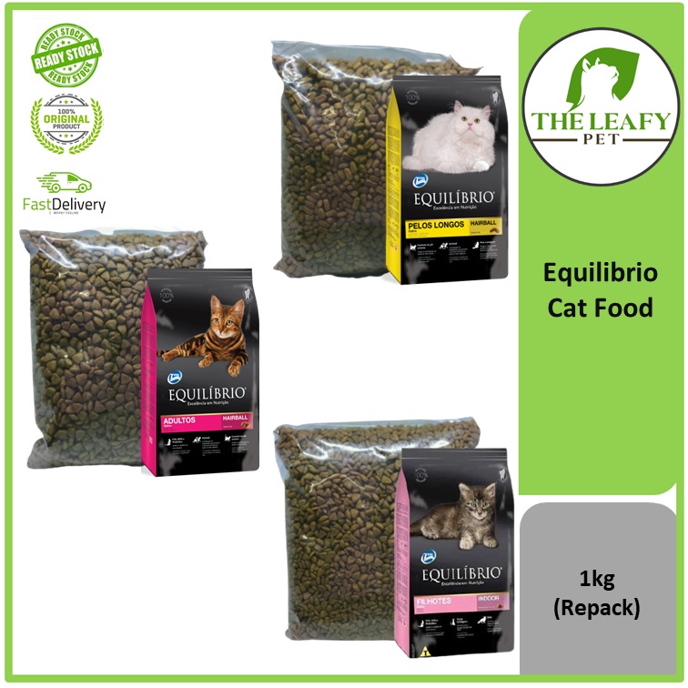 Equilibrio Cats Food Repack 1kg Persian Long Hair / Adult Cat