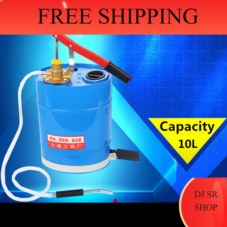  10L Manual Hand Push Engine Oil Gear Box Oil Fluid Gear Box Filling