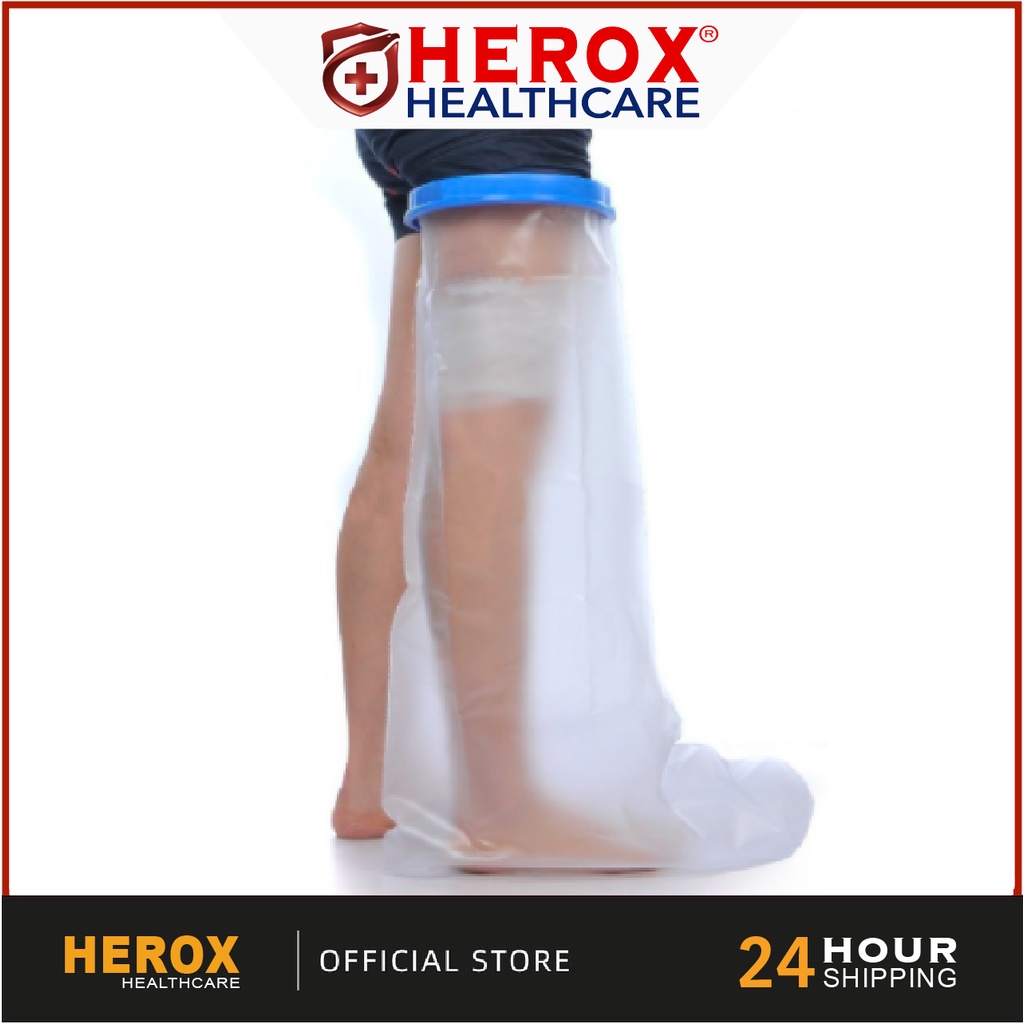 HEROX FULL COVER Waterproof Leg Cover for Shower Cast and Bandage