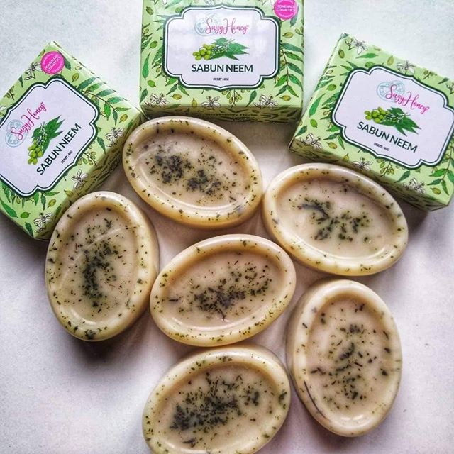 🔥SABUN NEEM SUZYHONEY🔥CHICKEN POX RUAM EKZEMA KURAP HFMD