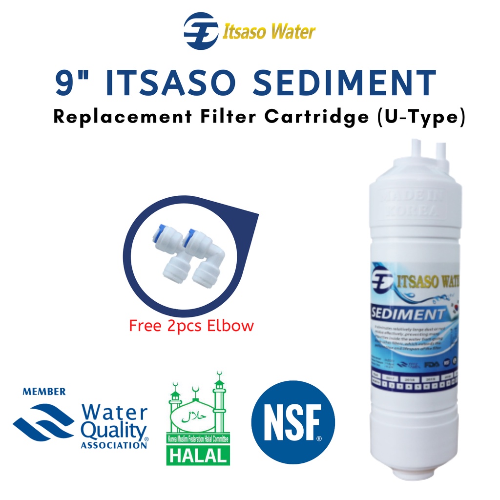 9 Inch Itsaso Single Filter Korea Water Replacement Cartridge (Halal) U