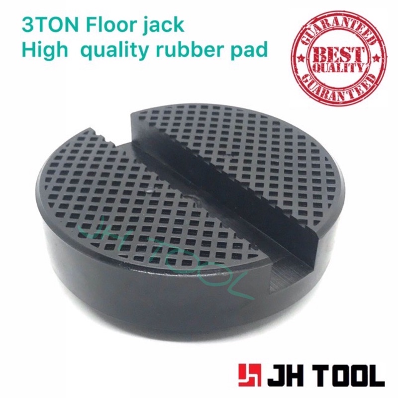 JHTOOL 3 TON FLOOR JACK HIGH QUALITY RUBBER PAD kereta jek lapek getah