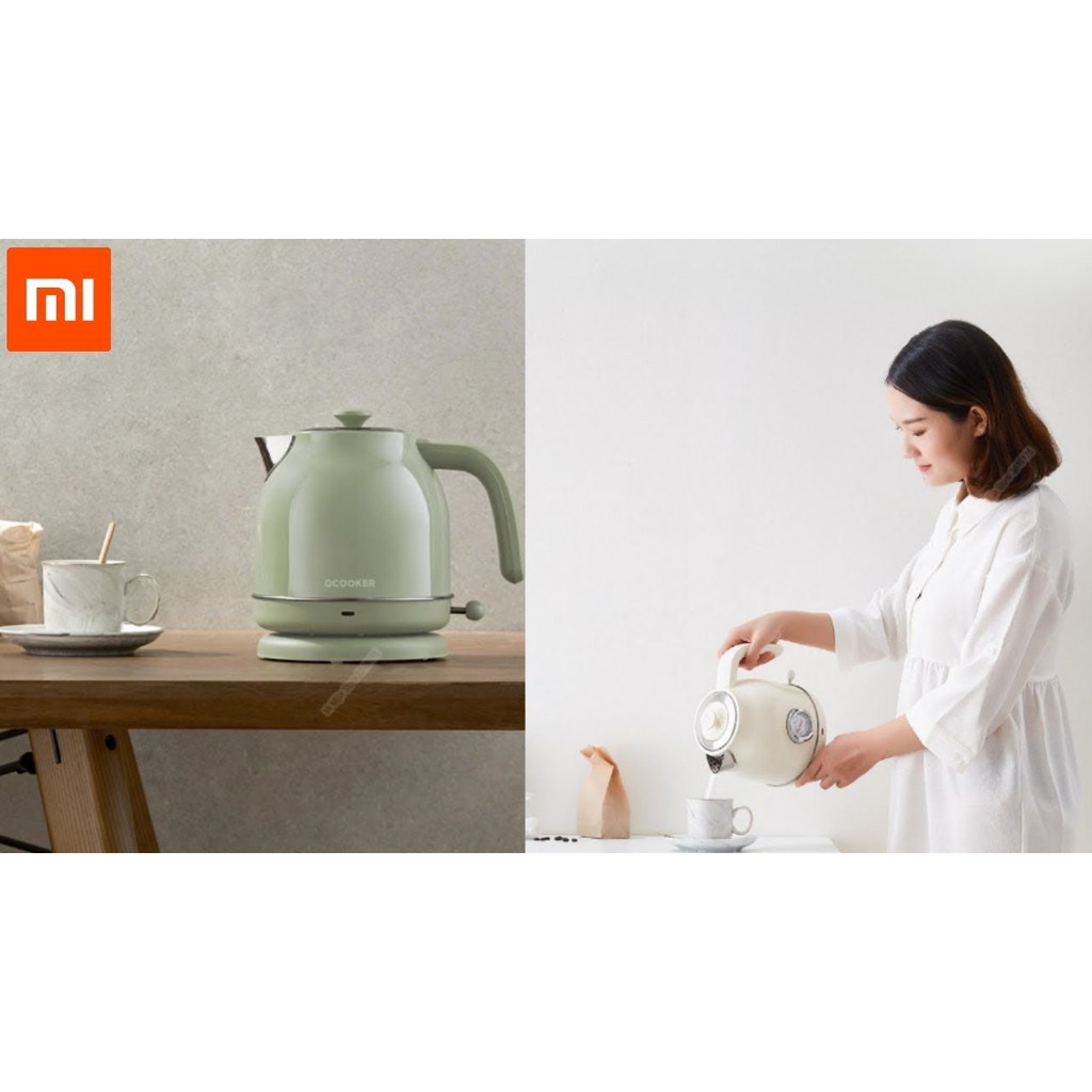 Xiaomi Ocooker Retro Electric Kettle 1.7l With Thermometer Display