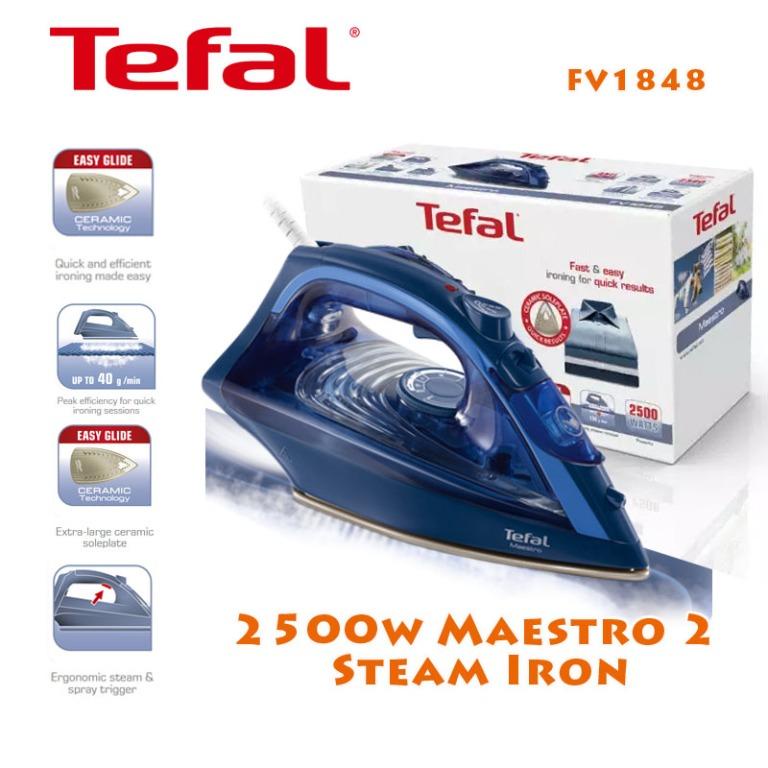 Tefal Steam Iron Maestro 2 (2400W) FV1848 Shopee Malaysia