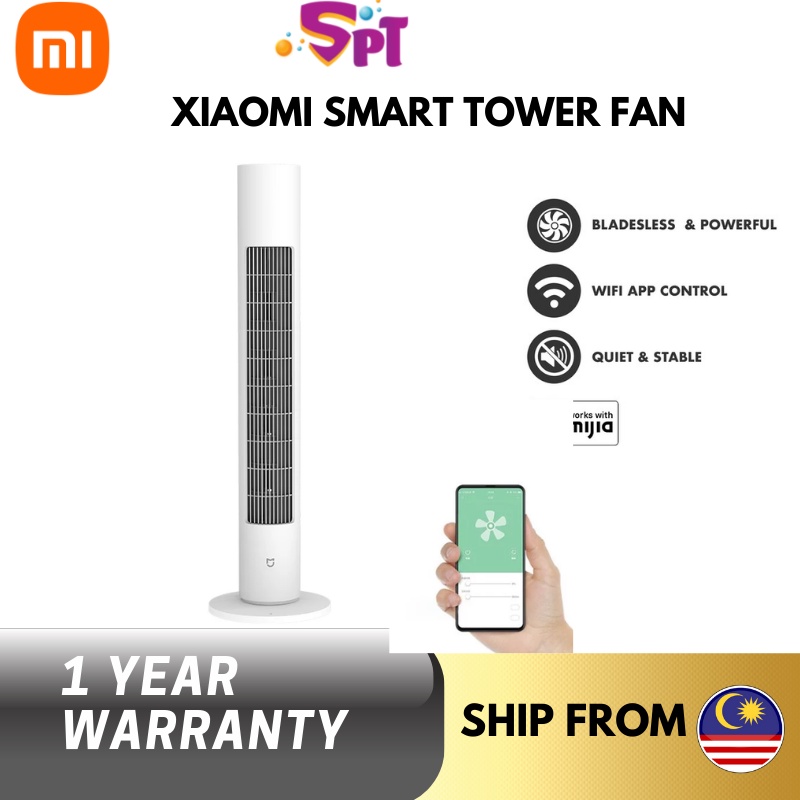 XiaoMi Bladeless Tower Fan DC Frequency Conversion Leafless Cooling Air