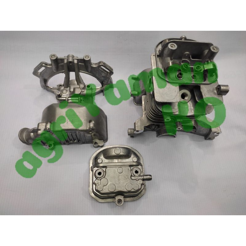 CYLINDER BLOCK GX35 W/ ROCKER ARM ASSEMBLY AND COVER (HONDA TYPE 4