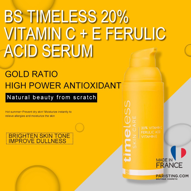 Timeless 20 Vitamin C + E Ferulic Acid Serum 1oz 30ml Shopee Malaysia