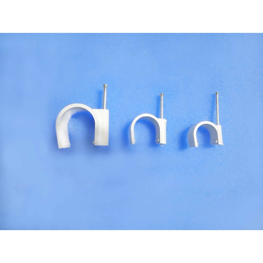PVC Cable Clip/ PVC U Clip/ Cable Nail Clips/ PVC Water Pipe Clip/ PVC