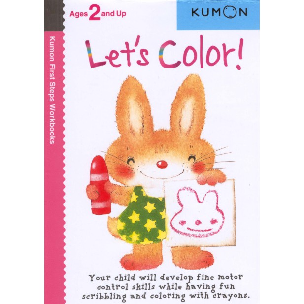 Kumon Let's Color Age 2+ For Small Children Learn Colours Colouring