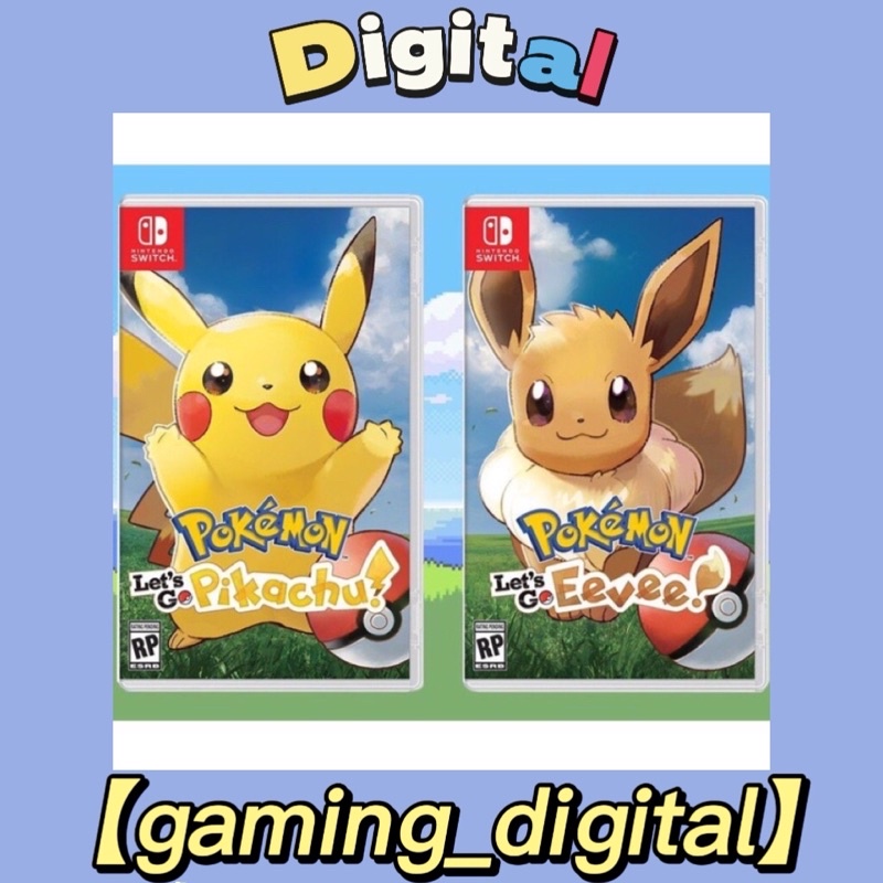 Nintendo switch Pokemon Let's go pikachu / Pokemon Let's go Eevee