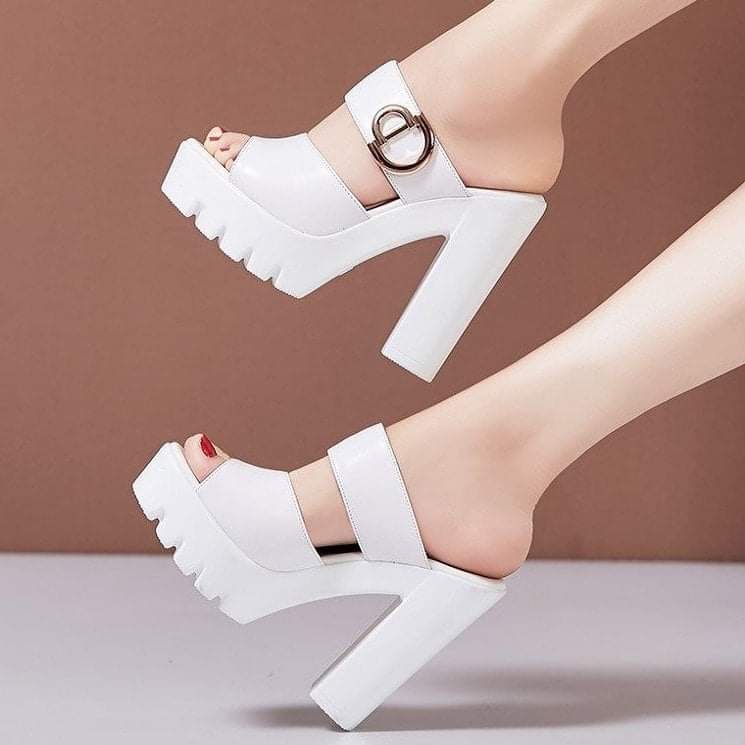 High Heel Sandals With Accessories Shopee Malaysia