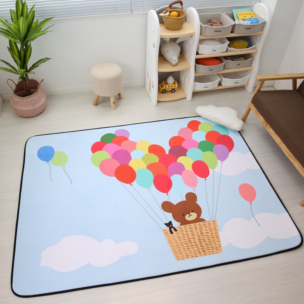150*200cm Heavy Playmat for Baby Foldable Living Room Carpet Thick and