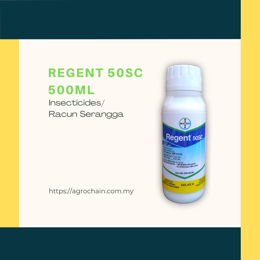 BAYER REGENT 50SC 500ML (RACUN SERANGGA/杀虫剂/INSECTICIDE) Shopee