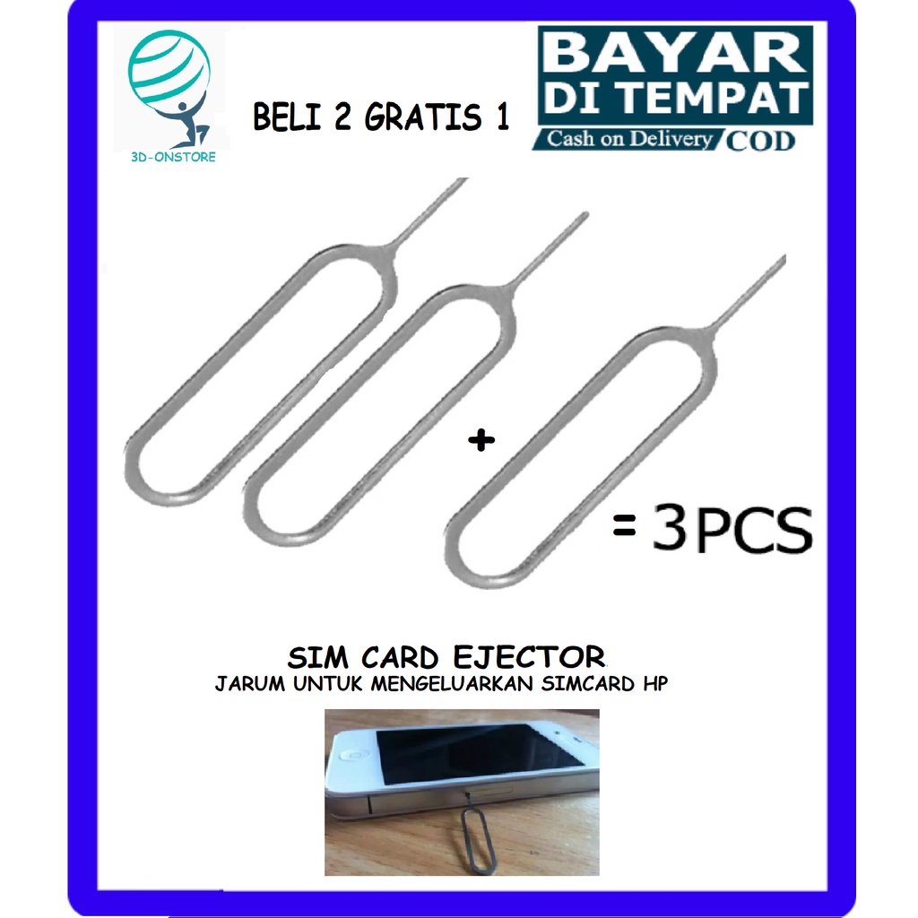 3d OnStore Buy 2 Free 1 HP Needle / Puncture SIM Card Ejector / SIM