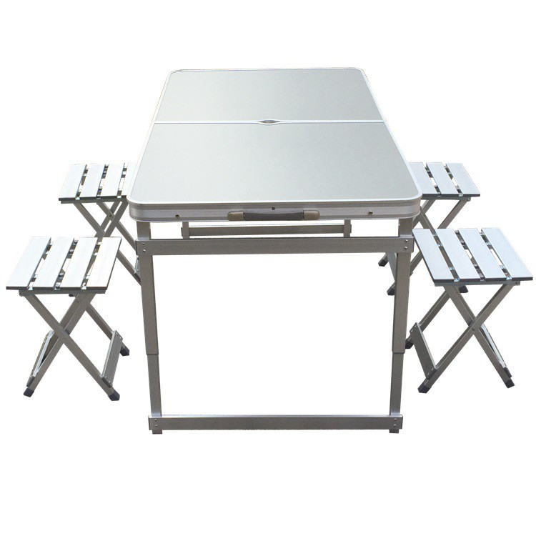 Folding Table and Chair Set Combination Aluminum Folding Table Camping