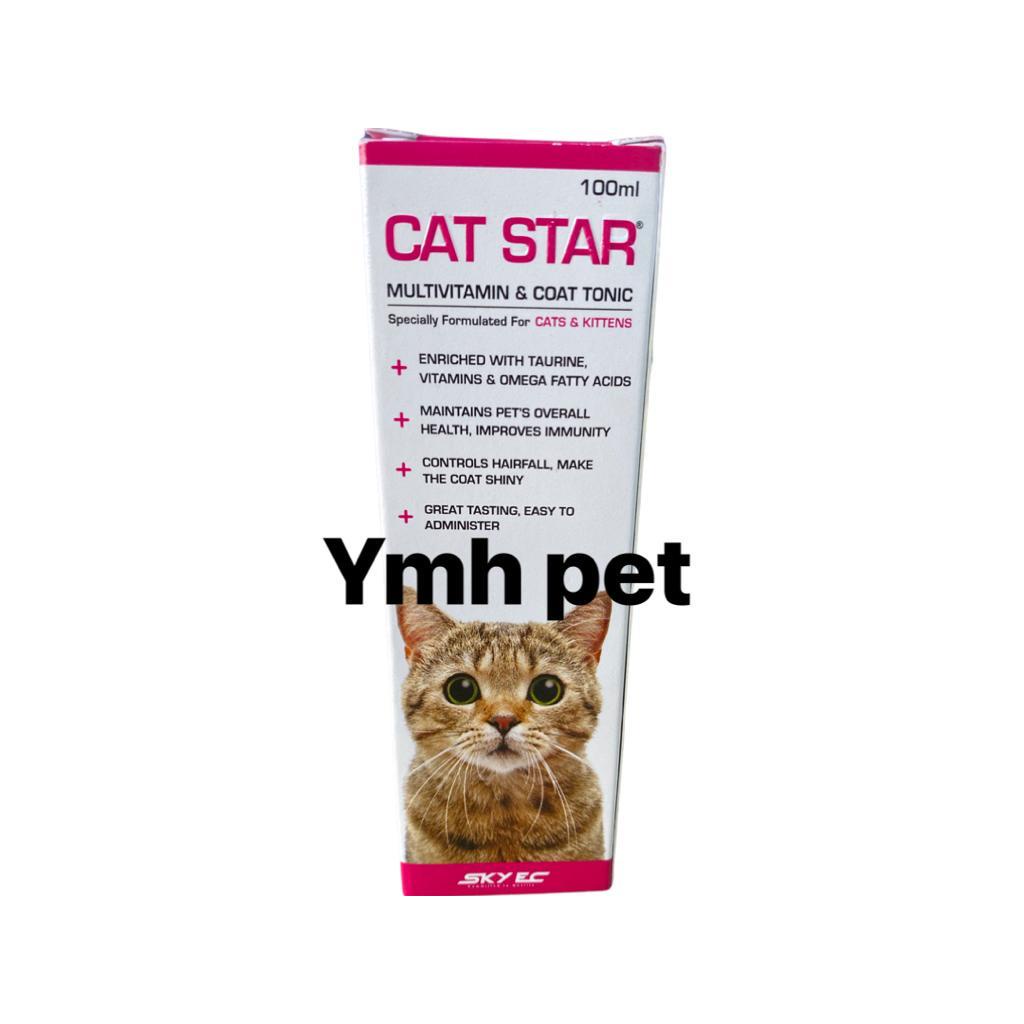 CAT STAR MultiVitamin & Coat Tonic 100ml MultiVitamin Kucing Cat