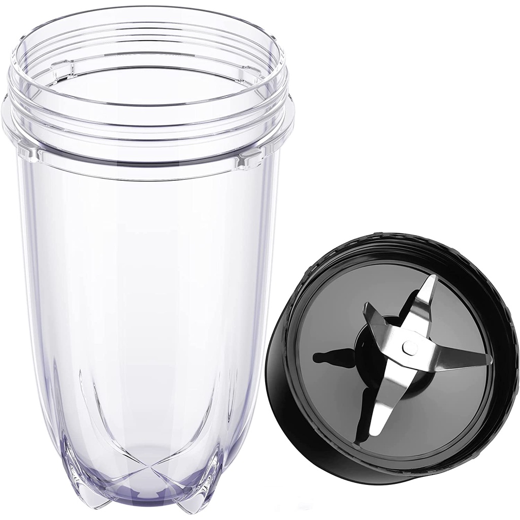 2piece 16oz Cup and Cross Blade Blender Replacement Parts Compatible w