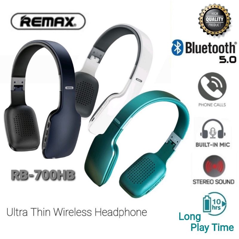 [100 ORIGINAL ] REMAX RB700HB Ultra Thin Foldable Bluetooth V5.0