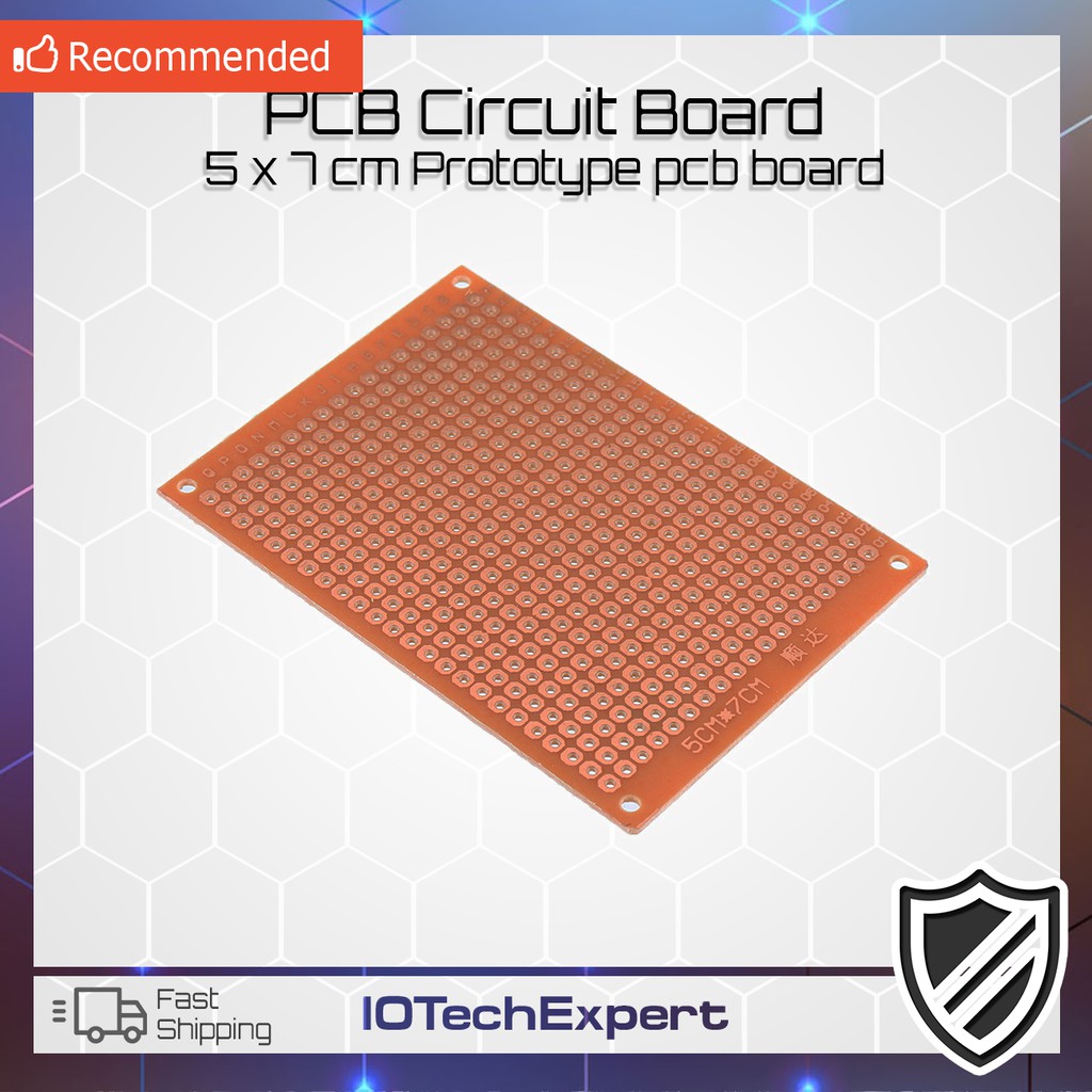 PCB Copper 5x7cm Universal Prototype Circuit Board Solder veroboard PCB