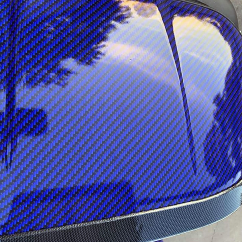 Car Vehicle 30cm x152CM 7D Carbon Fiber Vinyl Wrap Film Car Sticker ⚡