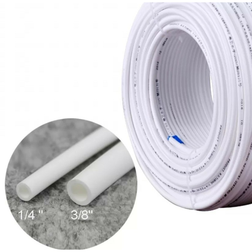 1/4" 3/8" Water Filter Tube Hose White Tubing Hose Water Filter RO Tube