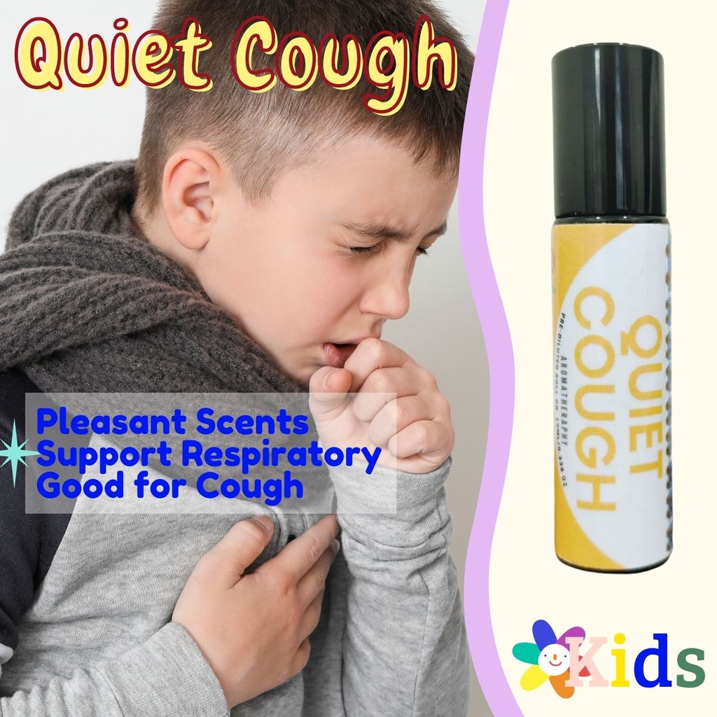 Quiet Cough KidSafe RollOn Pure Essential Oil Prediluted 10ml