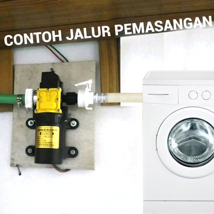 MESIN Automatic Washing Machine Booster Pump With 2M input Hose