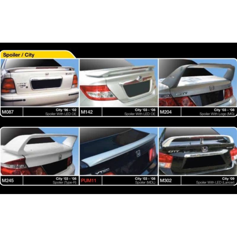 Honda city 2004 2005 2006 2007 2008 modulo mugen bodykit body kit front