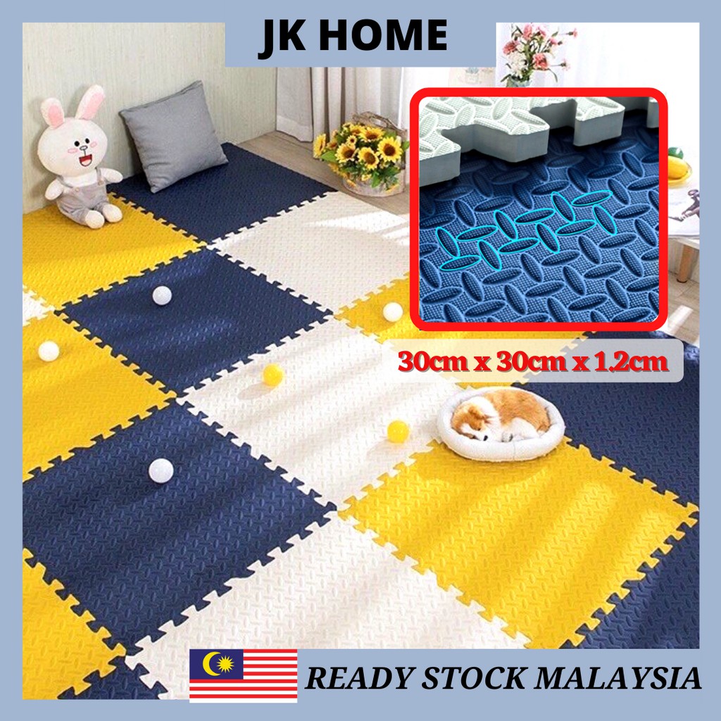 JK HOME Baby Play Mat Baby Gym Puzzle Mat EVA Foam Crawling Safety Soft Carpet Tikar Shopee